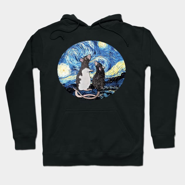 Version 2 "From the Heavens... Came a Rat..." Hoodie by ArtistryofTCW